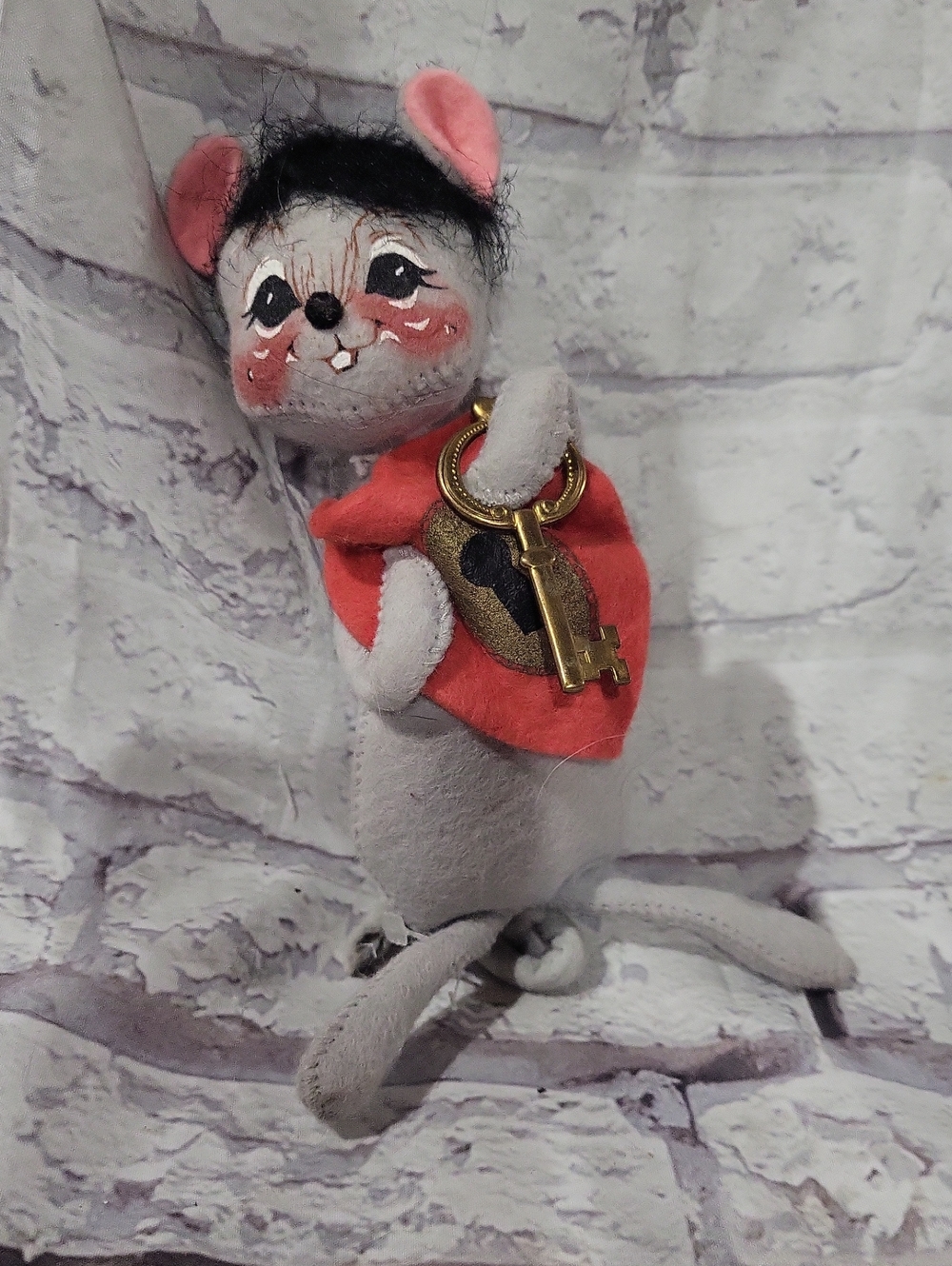 Annalee Vintage Key To My Heart Mouse
